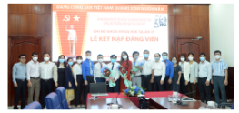 Trong những ngày đầu năm mới 2022, Đảng bộ trường ĐH Thủ Dầu Một liên tiếp đón nhận những tin vui khi nhiều chi bộ trực thuộc đã tổ chức kết nạp các đảng viên trẻ là những cán bộ - giảng viên, sinh viên ưu tú của trường đứng trong hàng ngũ Đảng Cộng sản Việt Nam.